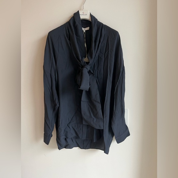 Tibi Feather Weight Eco Crepe Davenport Sculpted Shirt - Picture 2 of 3
